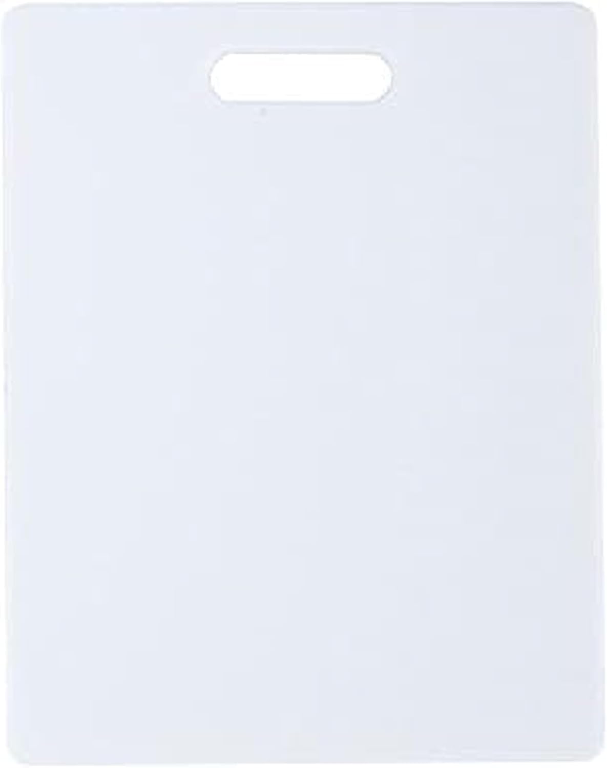 FARBERWARE Reversible Plastic Cutting Board, 8x10 Inch, White, Dishwasher Safe, Non-Porous and Durable for Chopping, Slicing, Prep, Easy to Store