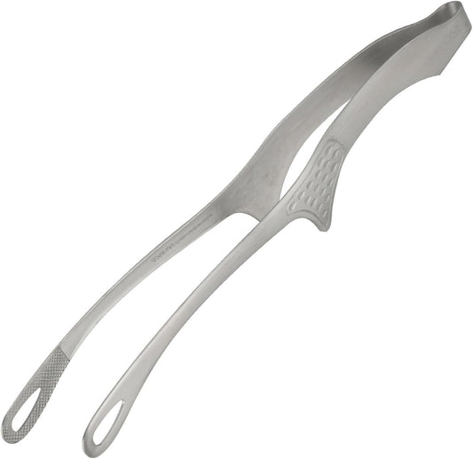 Shimomura 42497 Smart Kitchen Tongs, Large with Floating Tips, No Dirt, Made in Japan, Easy to Grab, Outdoor, Dishwasher Safe, Yakiniku, Fried Food, Total Length 10.2 inches (26 cm), Nippon Chopsticks