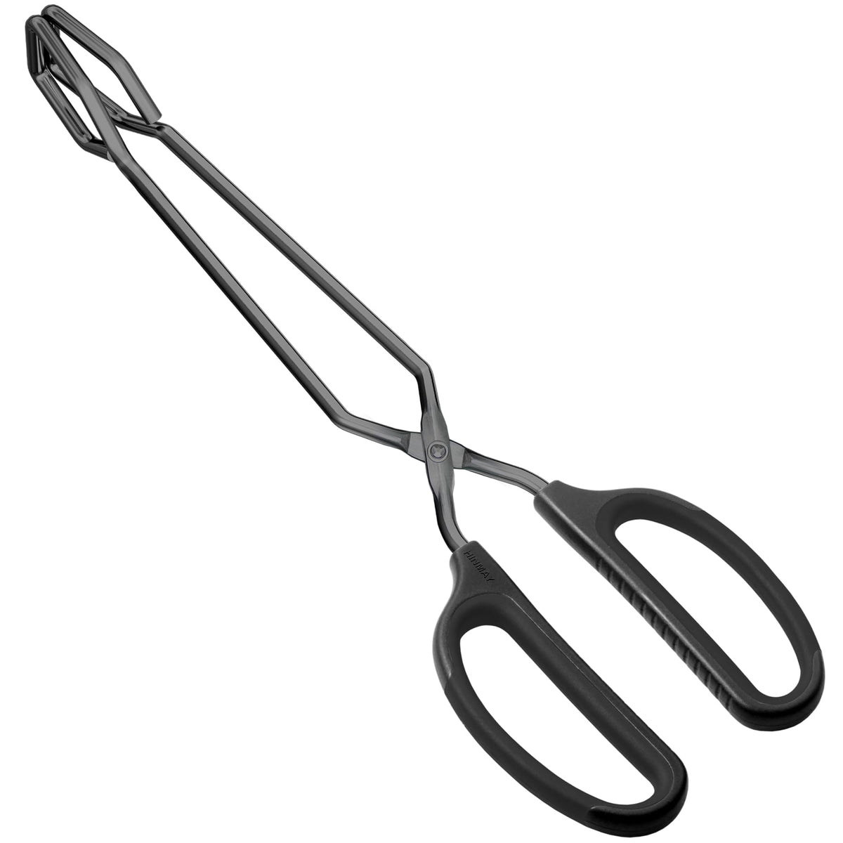 HINMAY Stainless Steel Scissor Tongs 10-Inch and 12-Inch Set, Set of 2