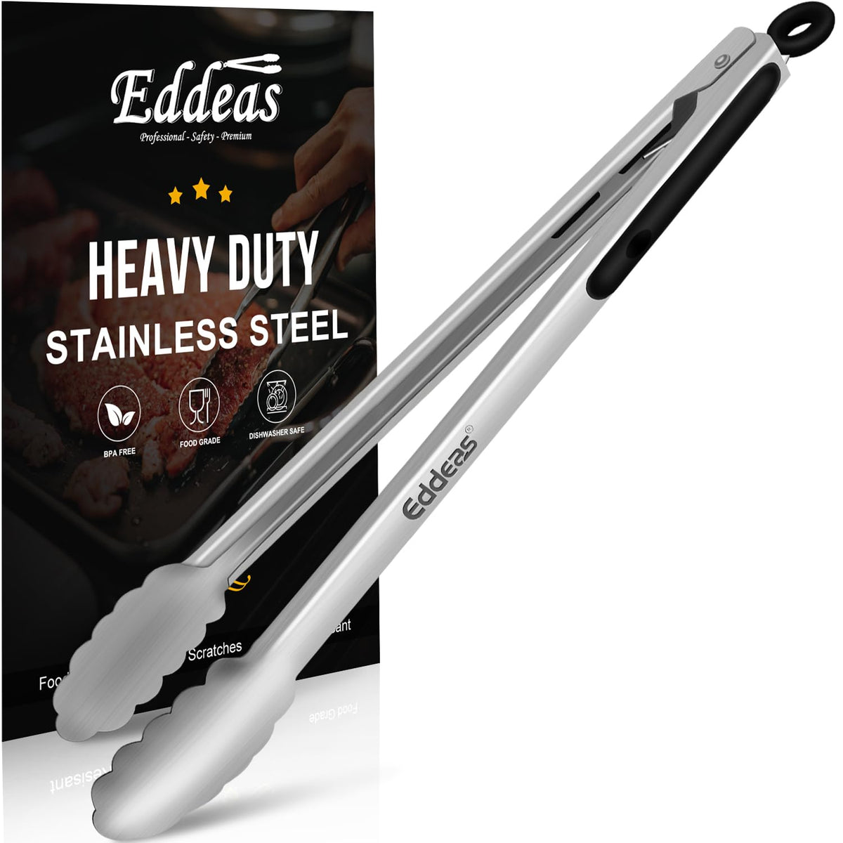 EDDEAS 12 PCS Small Serving Tongs, 4.3" Mini Gold Tongs, Gold Kitchen Tongs for Serving Food, Coffee Bar, Tea Party, Desserts Party and Ice Bucket