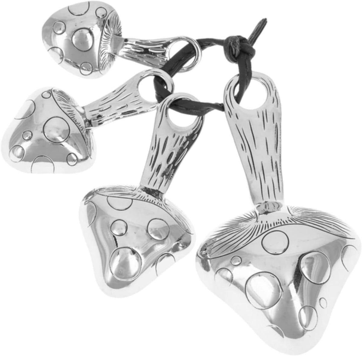 Ganz 4-Piece Measuring Spoons Set, Polka Dot Mushroom