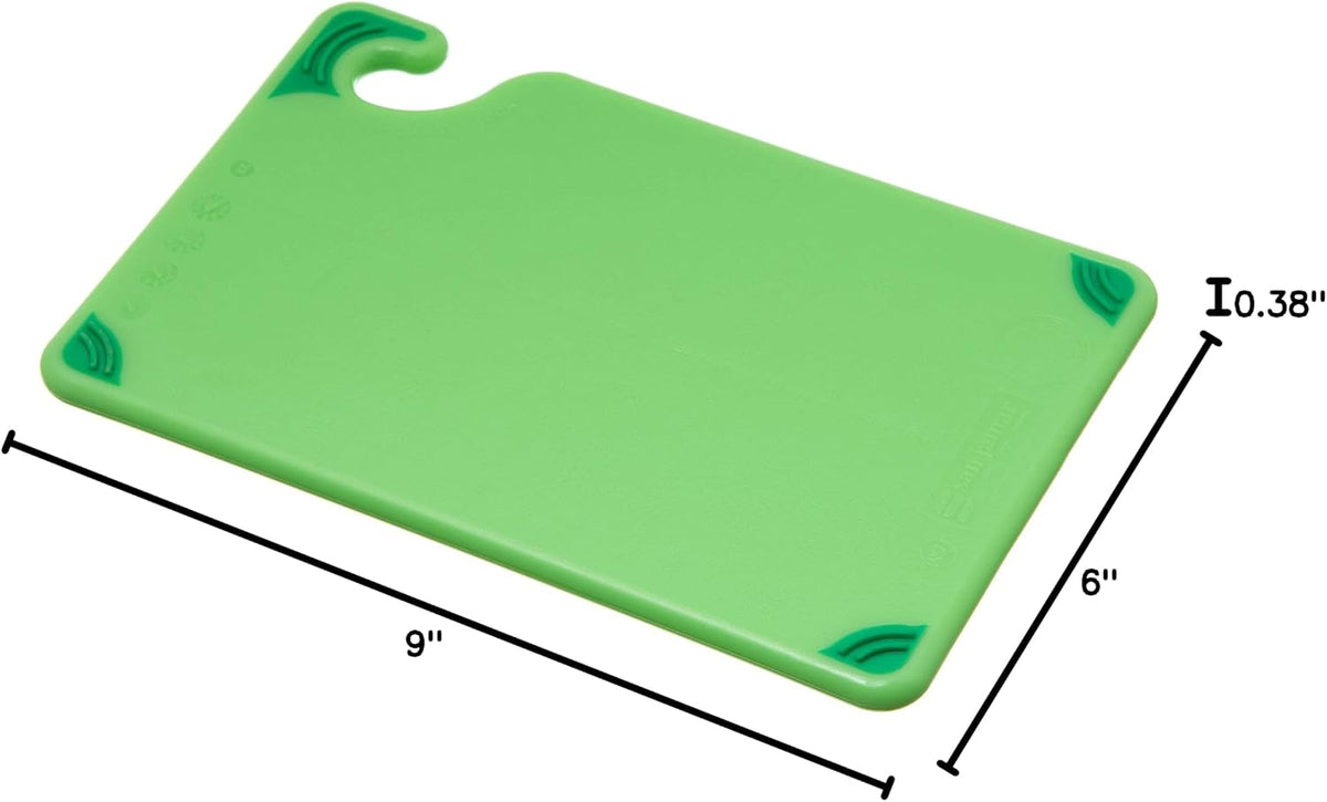 San Jamar Cutting Board,6x9 in,Green CBG6938GN - 1 Each