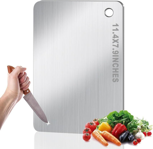 Titanium Cutting Board for Kitchen, Metal Non Stick Chopping Board