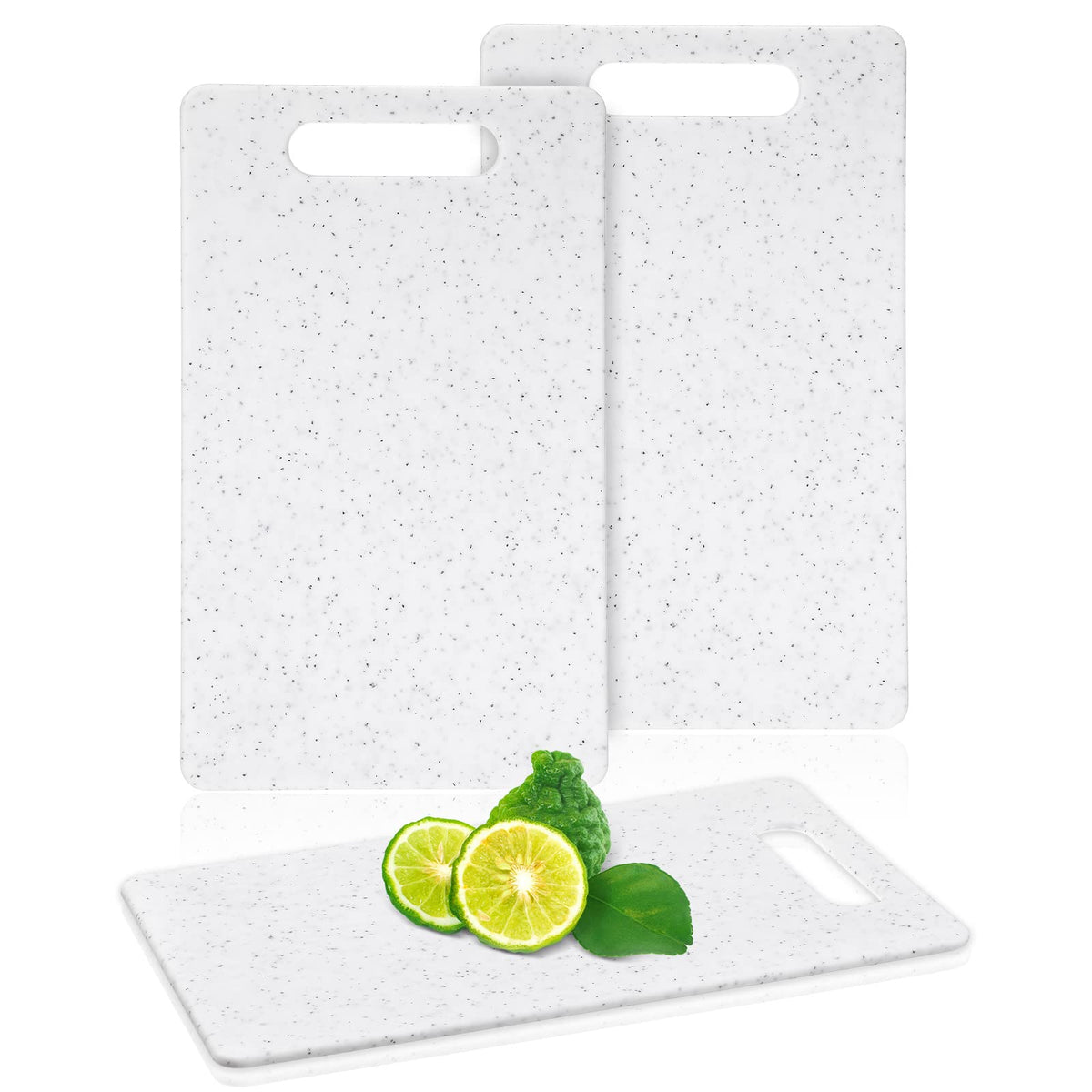 Lounsweer Small Plastic Cutting Board Kitchen, 6" X 10", Black
