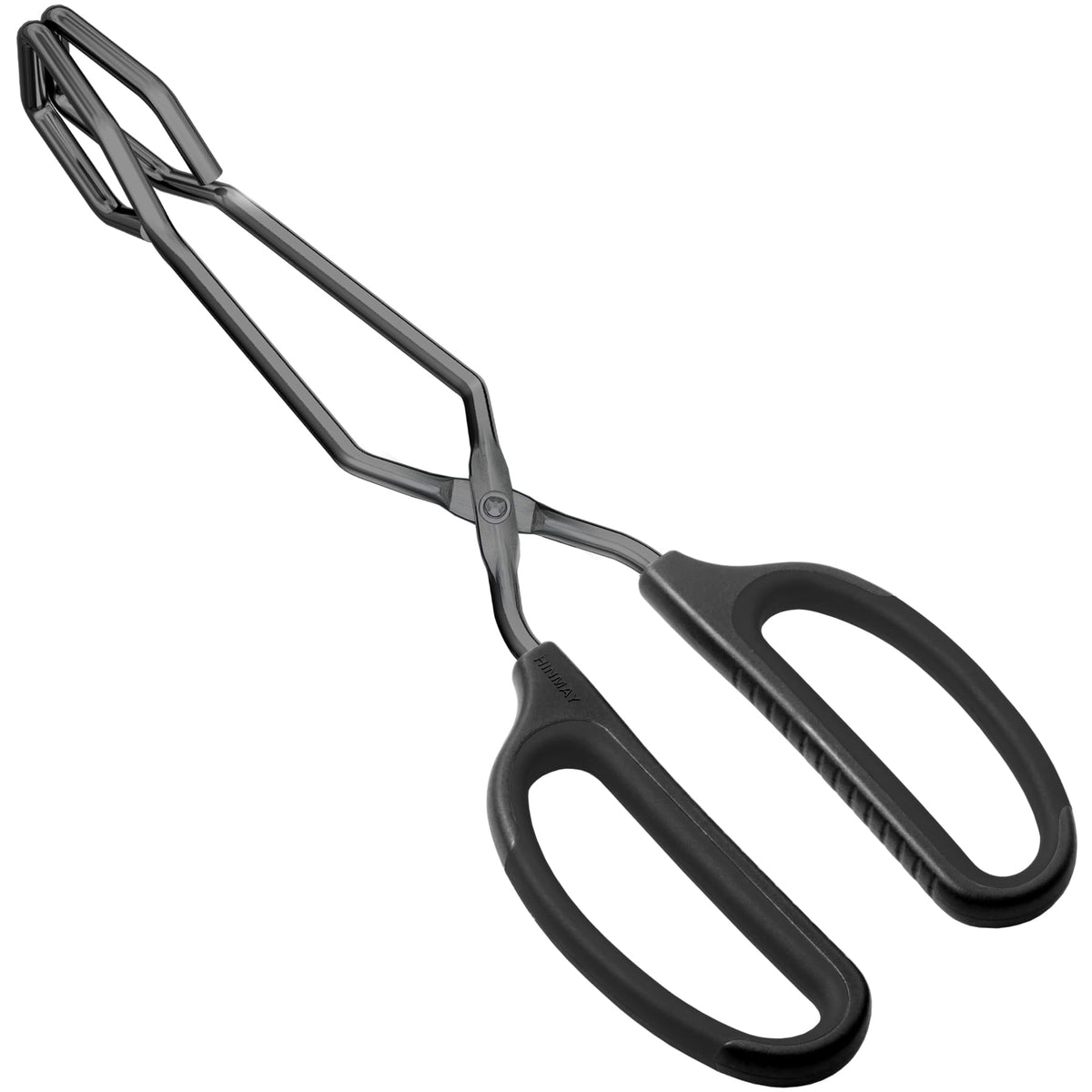 HINMAY Stainless Steel Scissor Tongs 10-Inch and 12-Inch Set, Set of 2