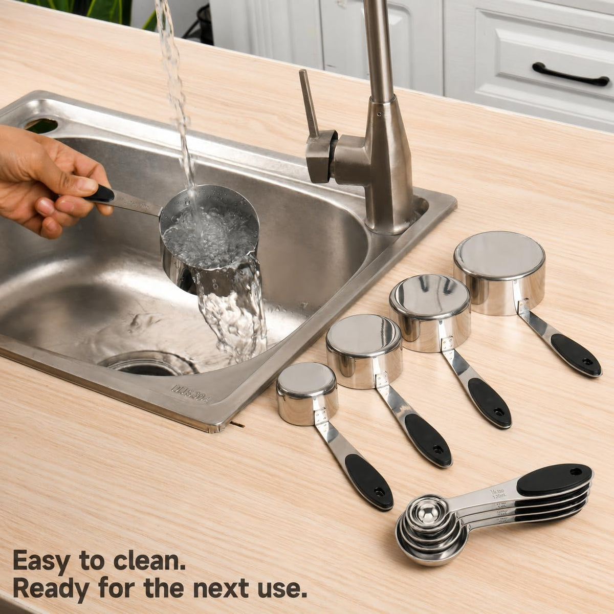 10-Piece Magnetic Measuring Cups and Spoons Set