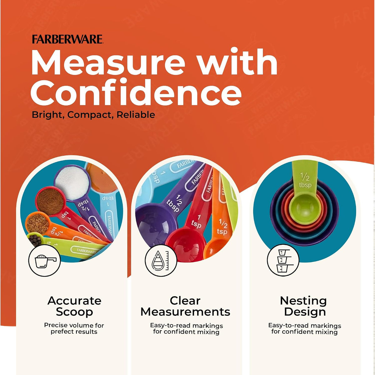 Farberware Professional Kitchen Measuring Spoons - Set of 5