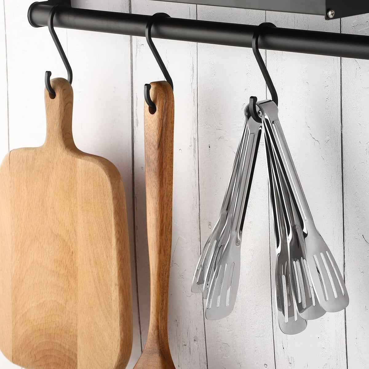 Kitchen Tongs 7 Inch, 8 Pack Stainless Steel Serving Tongs for Cooking Appetizers, Salad, Small Kitchen Tongs for Food, Dishwasher Safe