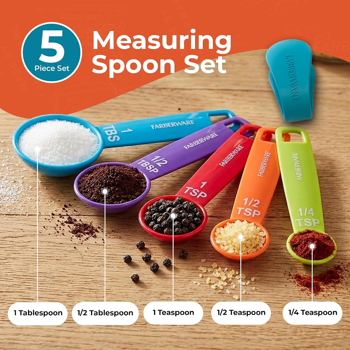 Farberware Professional Kitchen Measuring Spoons - Set of 5