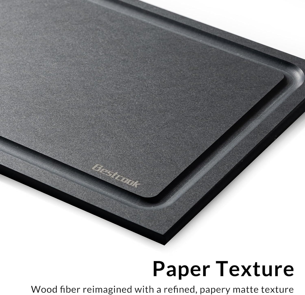 Wood Fiber Composite Cutting Board Set of 2, Dishwasher Safe, Non-Toxic